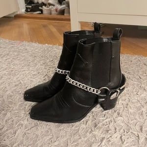 Black Nasty Gal Boots